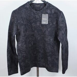 Valentino sweatshirt sweater Noir Butterfly sz L black Camubutterfly